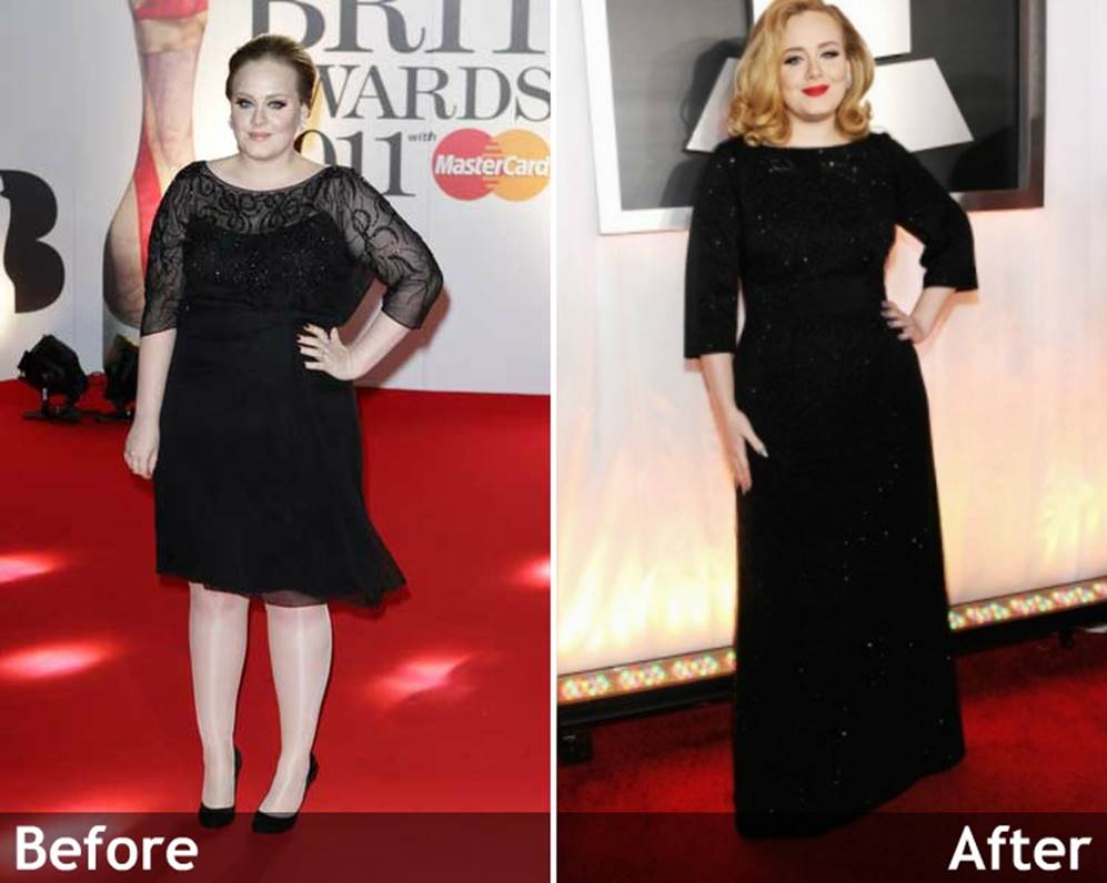 Adele Before and After