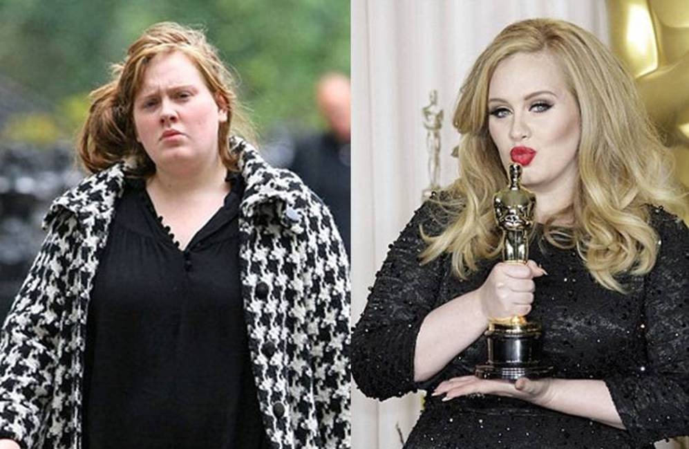 Adele Before and After